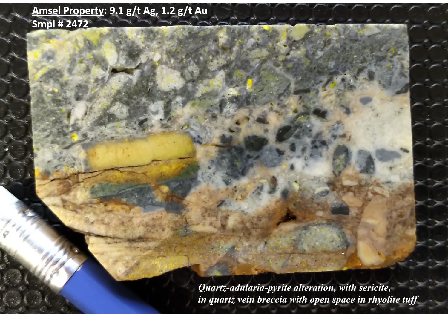 Drill core and hand sample Photographs