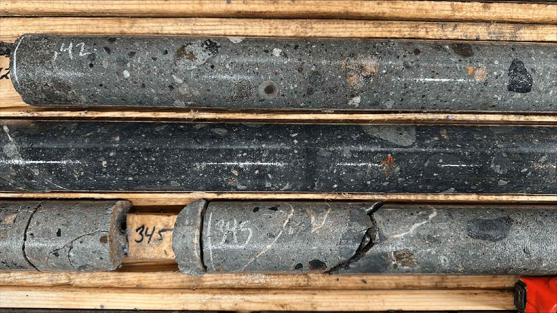 Drill Core Photos, NW23-002, May 2023