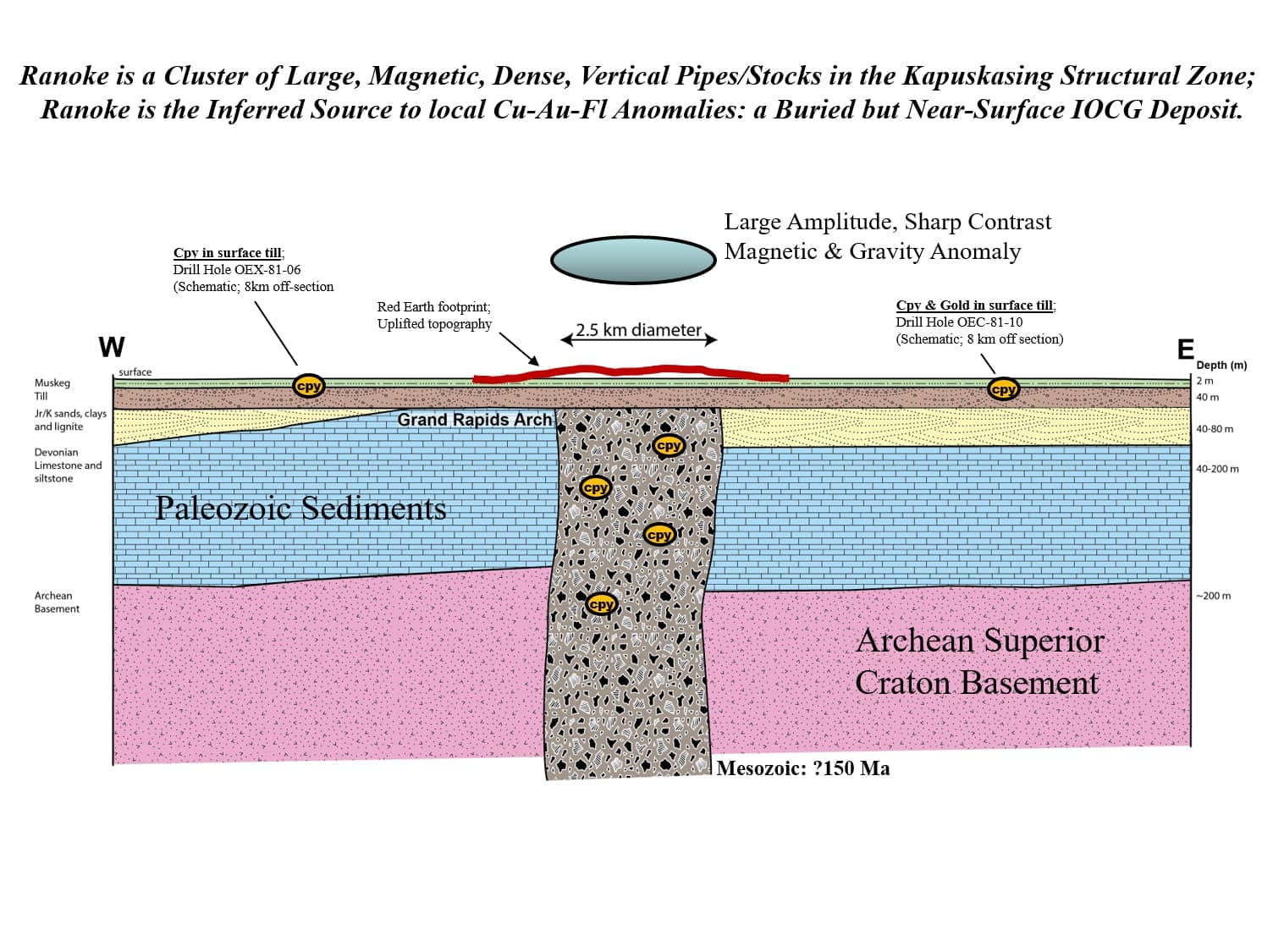 Schematic Cross-Section and Target